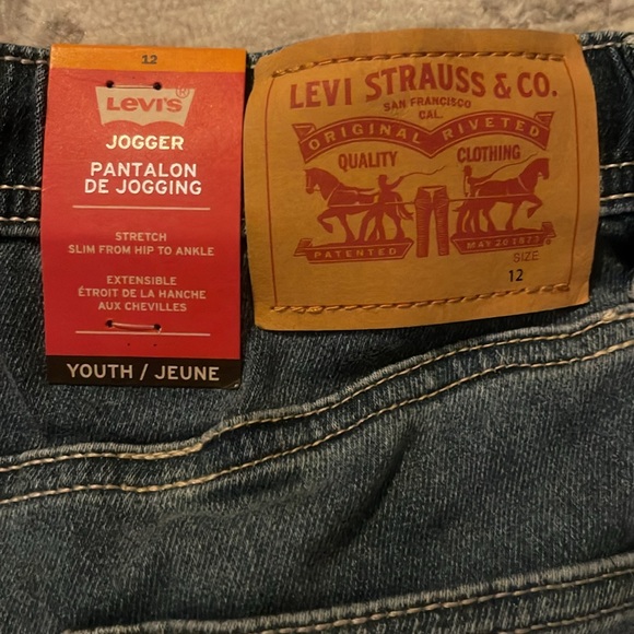 Youth XL Sz12 Levi's Jogger Pants/Jeans - Picture 6 of 7